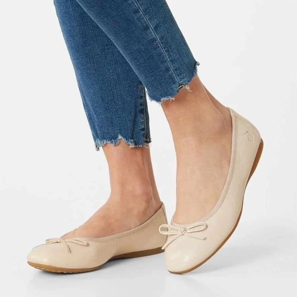 Born® (Women's 11 B) BRIN™ Ballet Flats in Gold‎ Metallic - $120